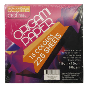 Origami Paper 15x15cm 80GSM 225 Pack
