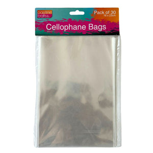 Cellophane Bag 30Pk 16x23cm LRG