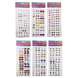 Sticker Foil Embossed Themed 10x23cm