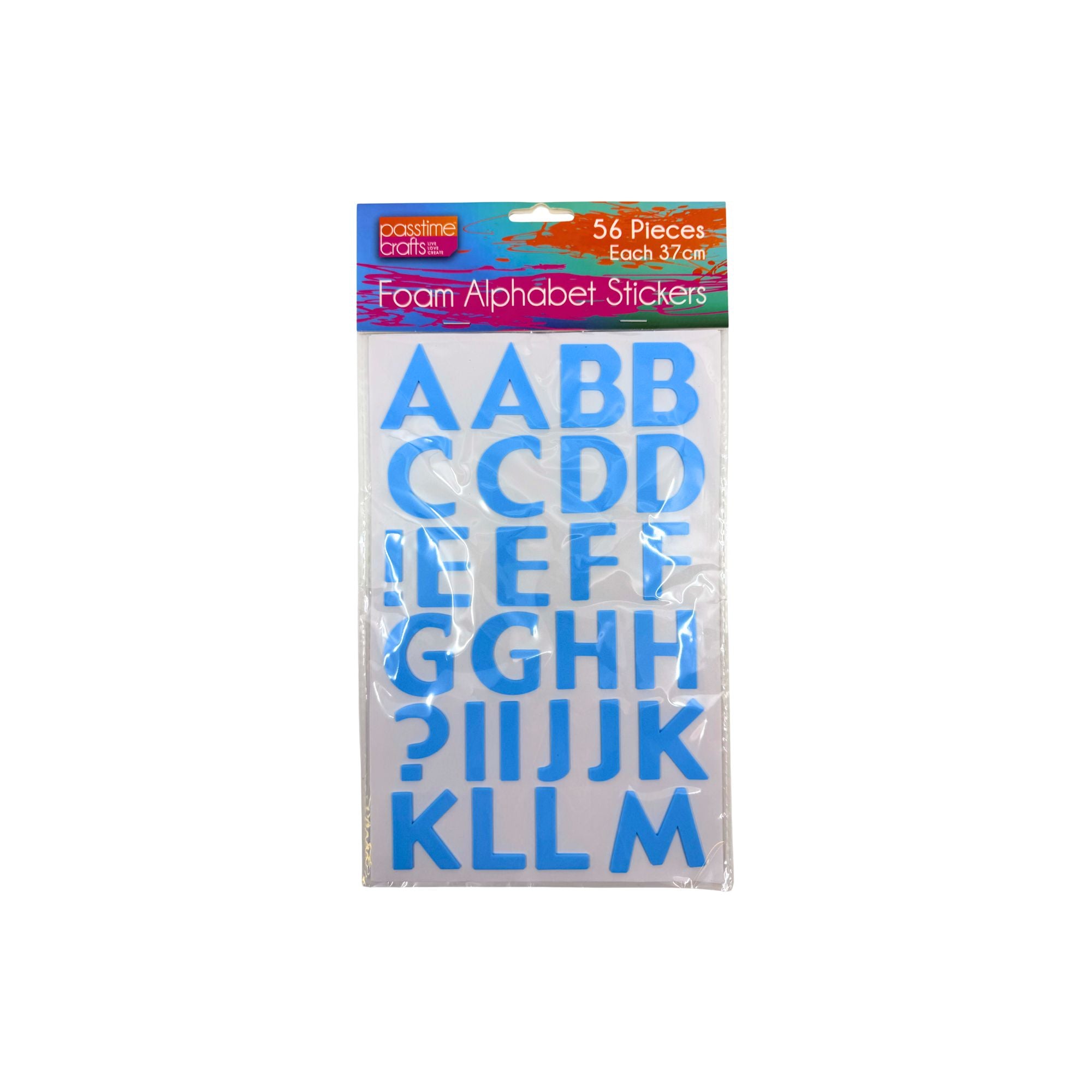 Foam Alphabet Stickers Pack of 56