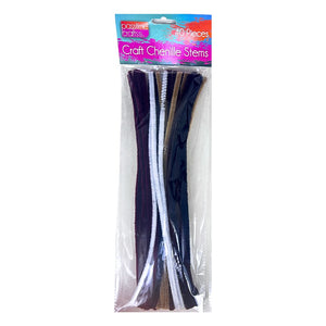 Craft Chenille Stems Earth Tones Pkt 40-R