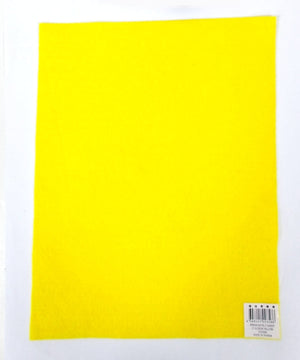 Premium Felt A4 Sheet 21.6x30cm Yellow