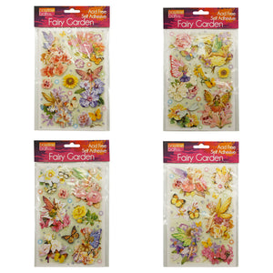 Decoupage Stickers 3D Fairies