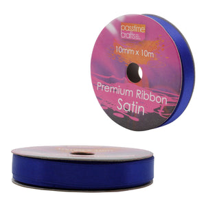 Craft Satin Ribbon Blue 10mmx10m