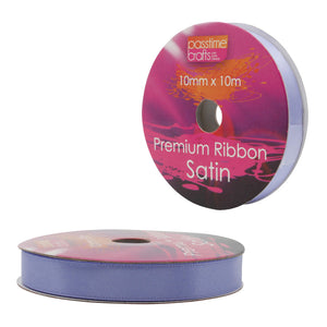 Satin Ribbon Plum Purp/Lilac 10mmx10m