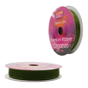 Organza Ribbon Chart/Lav 10mmx10m