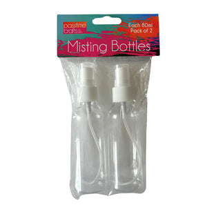 Plastic Spray Bottle 80ml Pkt 2