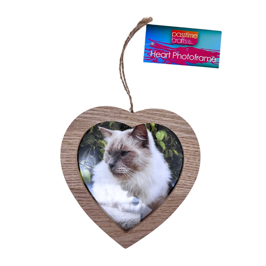Craft Heart P/Frame W/Jute