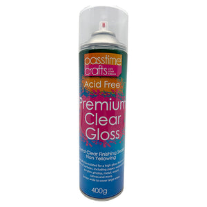 Passtime Clear Gloss Spray 400g