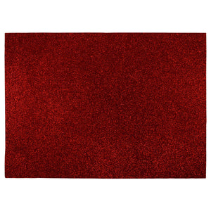 EVA Glitter Sheet 50x70cm Red