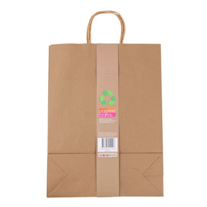 Kraft Paper Bag MD Pkt 2 32x12x41cm 120G
