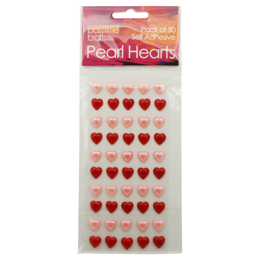 Pearl Heart 10mm Gemstones Pkt 50