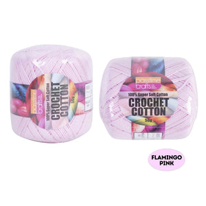 Crochet Cotton 50g Flamingo Pink