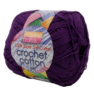Crochet Cotton 50g Plum Crazy-D