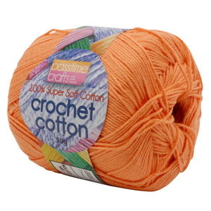 Crochet Cotton 50g Peach Blush-D