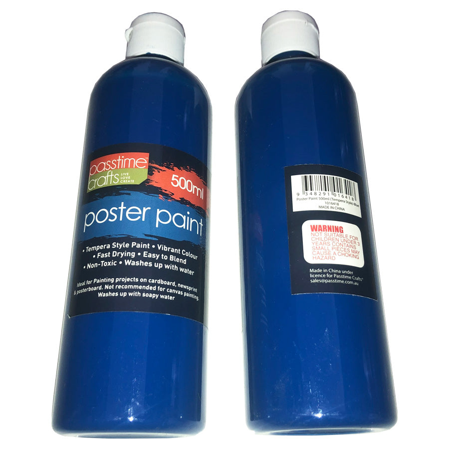 Poster Paint 500ml (Tempera Style)-Blue