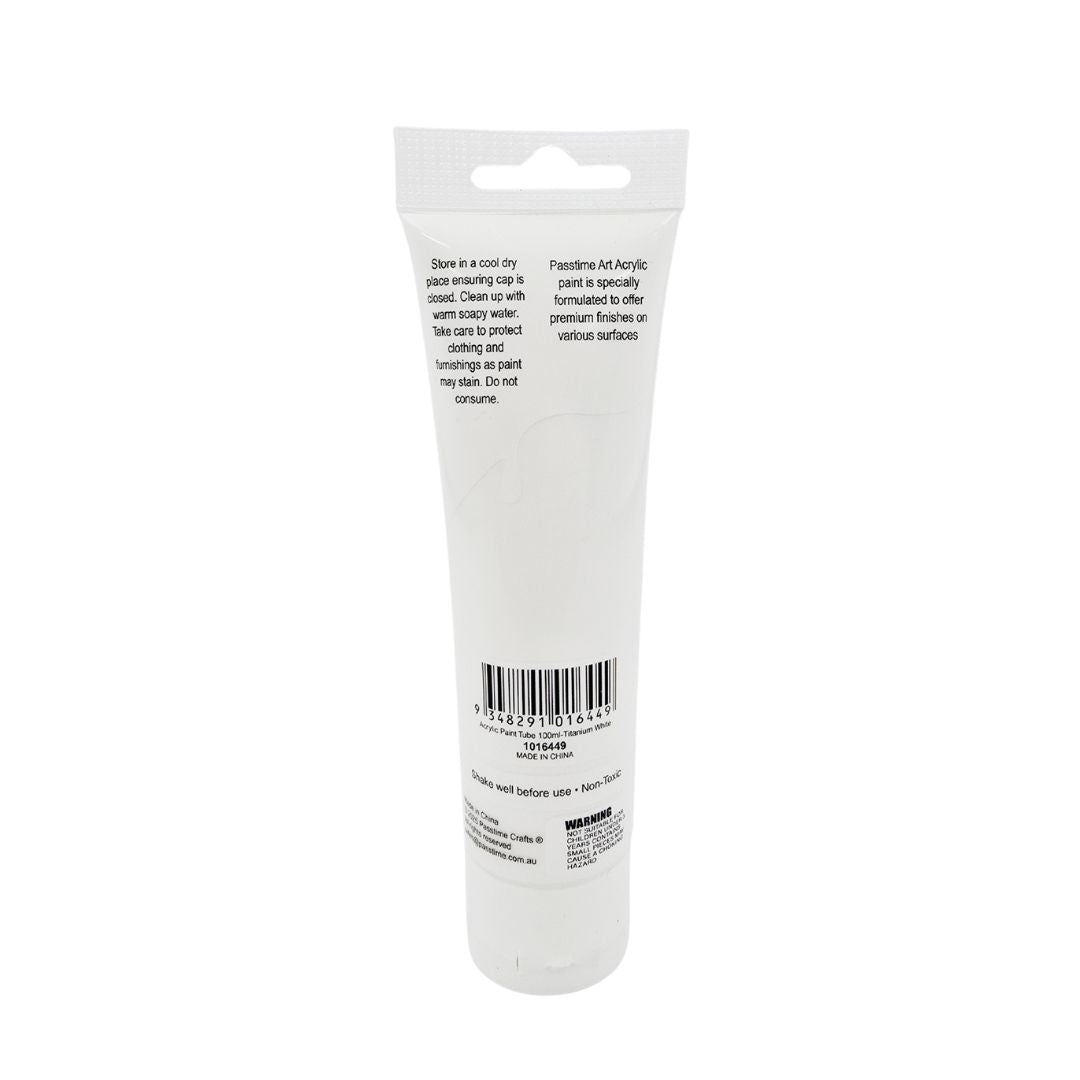 Acrylic Paint 100ml - Titanium White