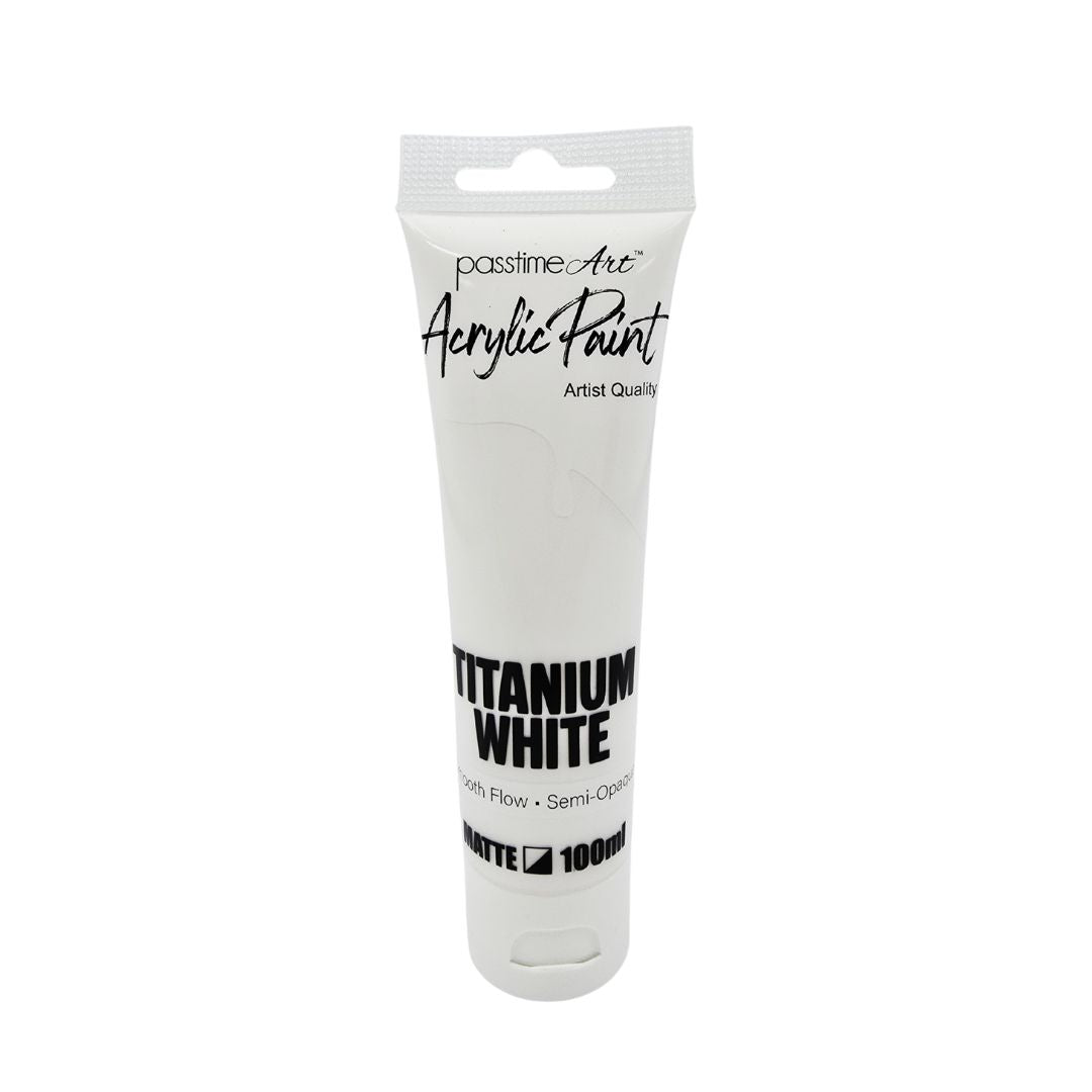 Acrylic Paint 100ml - Titanium White