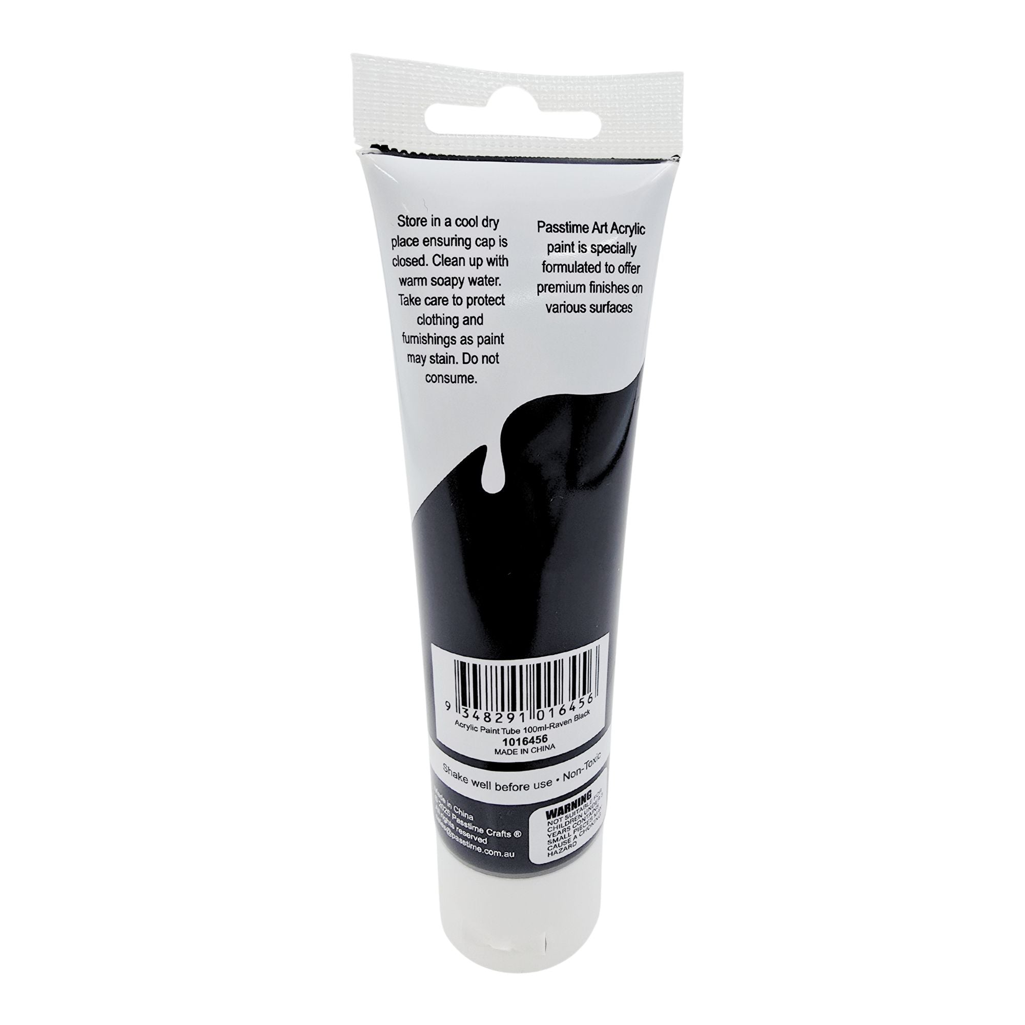 Acrylic Paint 100ml - Raven Black