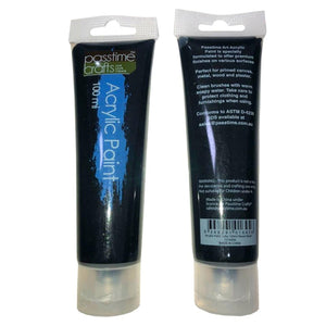 Acrylic Paint Tube 100ml-Raven Black