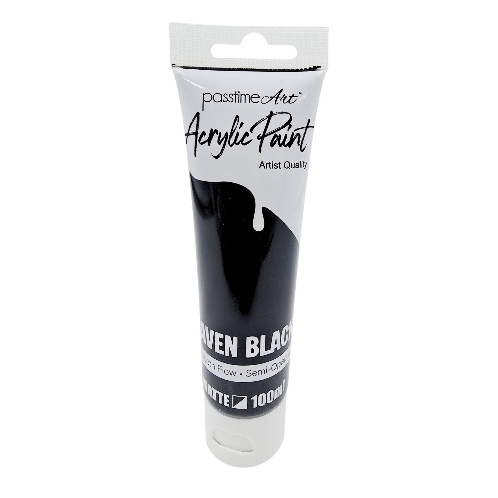 Acrylic Paint 100ml - Raven Black