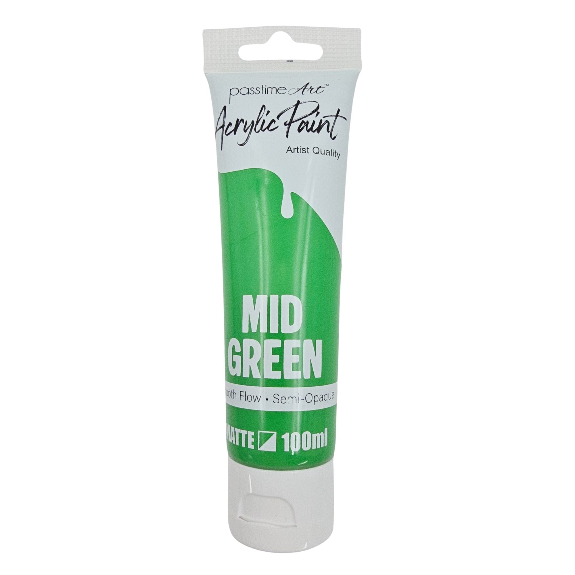 Acrylic Paint 100ml - Mid Green
