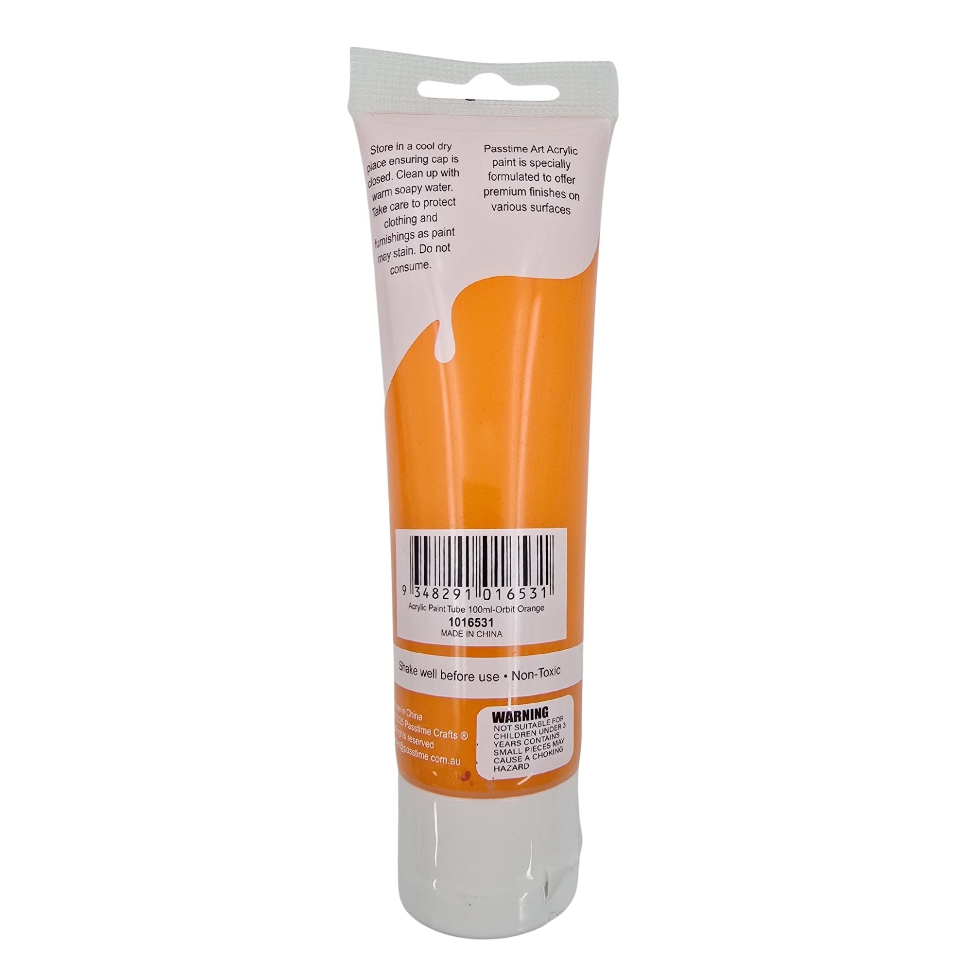 Acrylic Paint 100ml - Orbit Orange