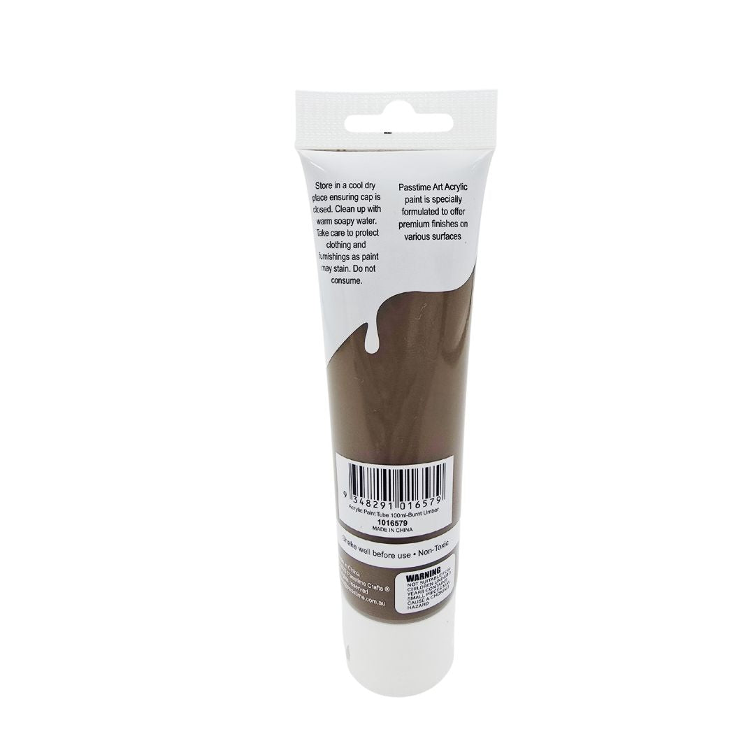 Acrylic Paint 100ml - Burnt Umber