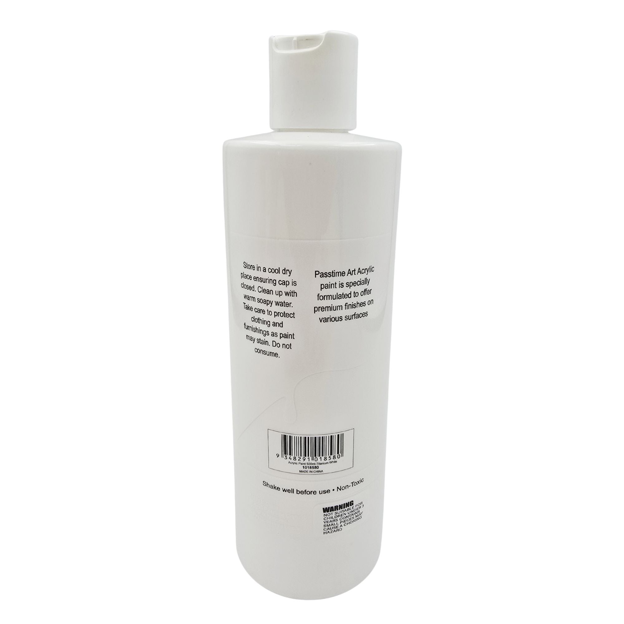 Acrylic Paint 500ml - Titanium White