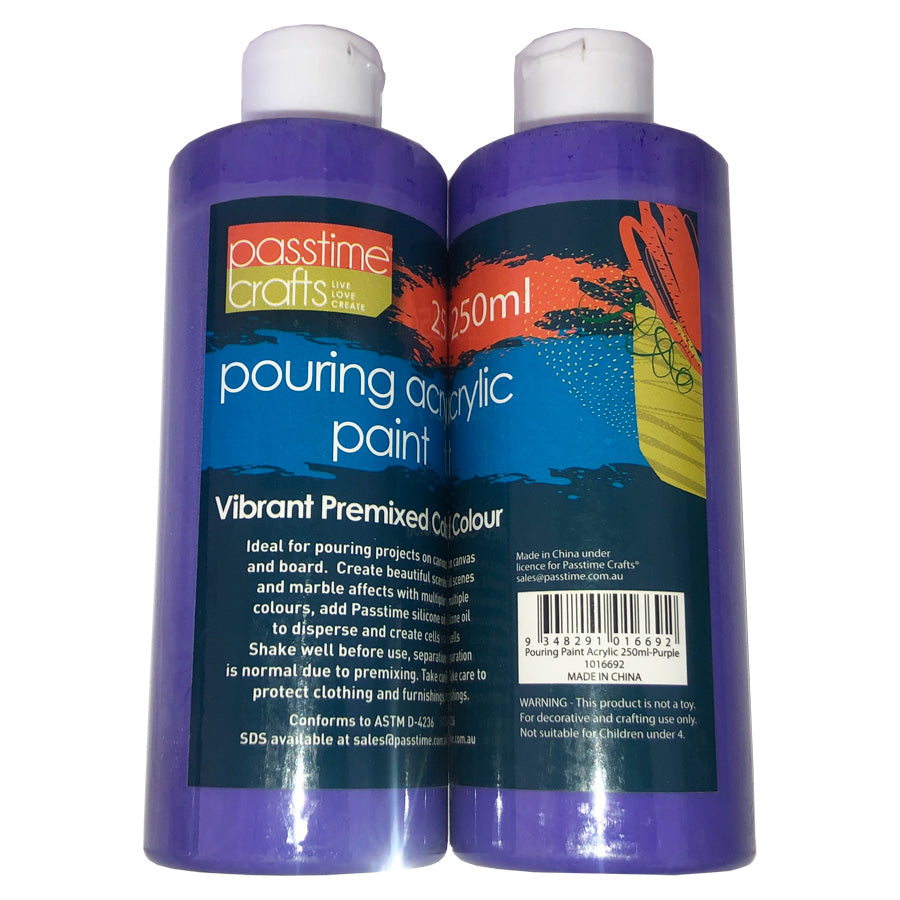 Pouring Paint Acrylic 250ml-Purple-P