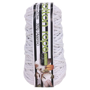 Cotton/R/Col Rope 5mmx52m-White-P
