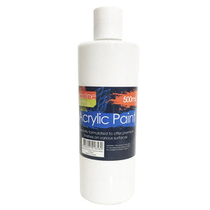 Acrylic Paint 500ml-Titanium White