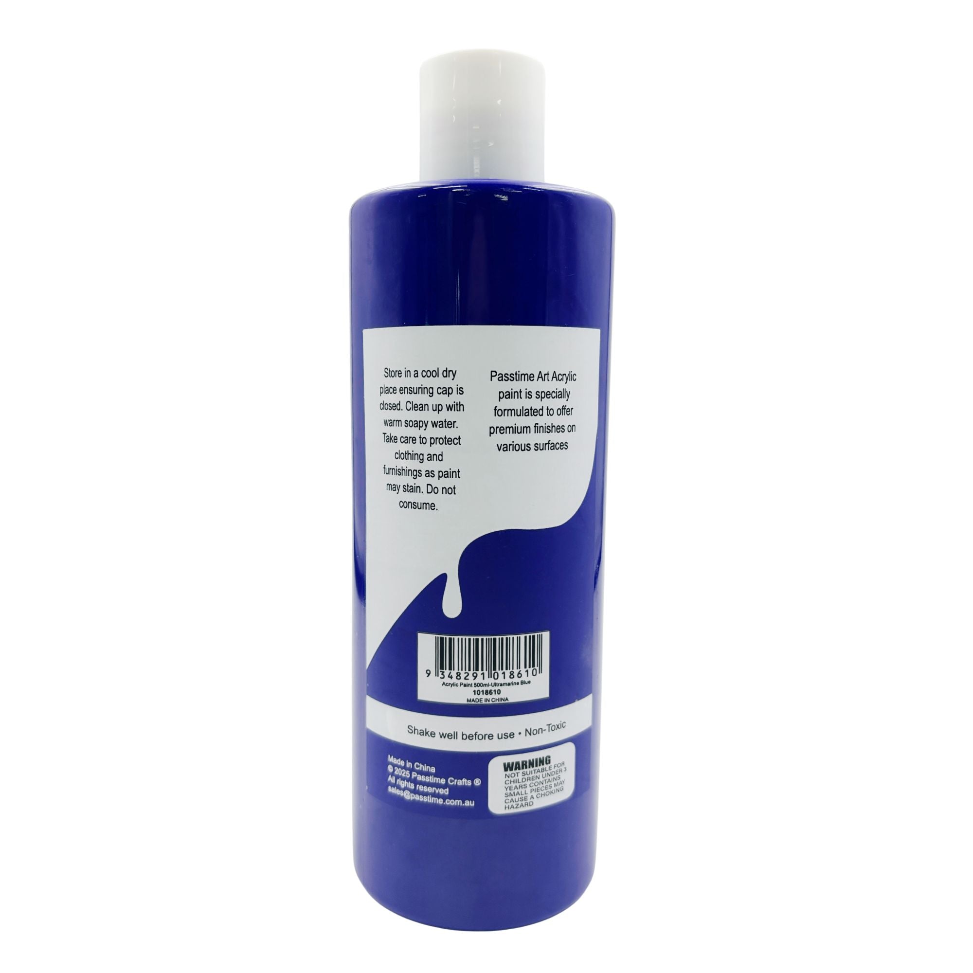 Acrylic Paint 500ml - Ultramarine Blue