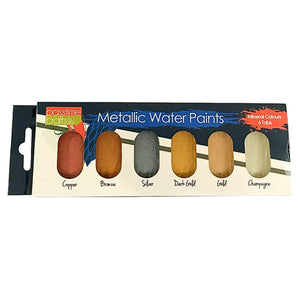 Premium W/Colour Tray - Metallic 6 Tab