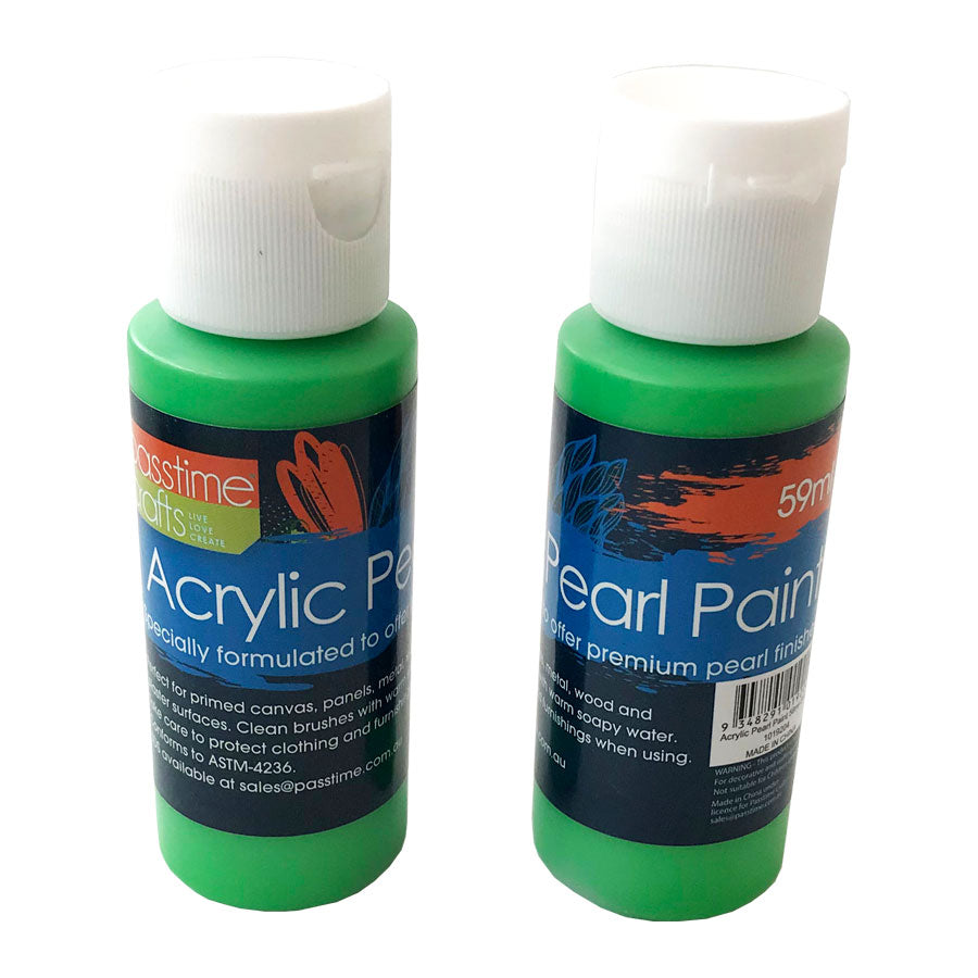 Acrylic Pearl Paint 59ml-Green-P