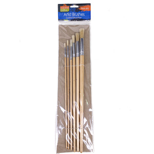 Artist Brush Long WD/Bristle S/6