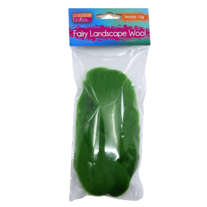 Felt Wool Fairy Garden 15g Green