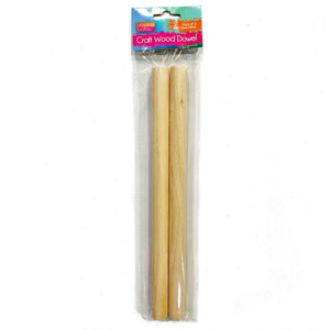 Craftwood Dowel 20mmx30cm Pkt 2