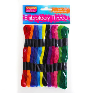 Embroidery Skeins Poly 12x8m -Bright