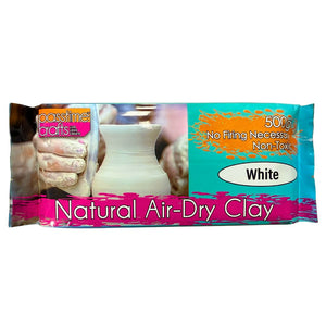 Clay-Air Drying Modelling 500g White
