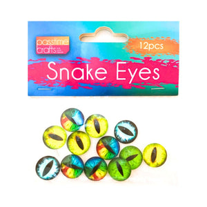 Craft Snake/Animal Eyes 15mm Pkt 12