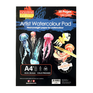 Artist W/Colour H/Weight Pad/20pg A4L