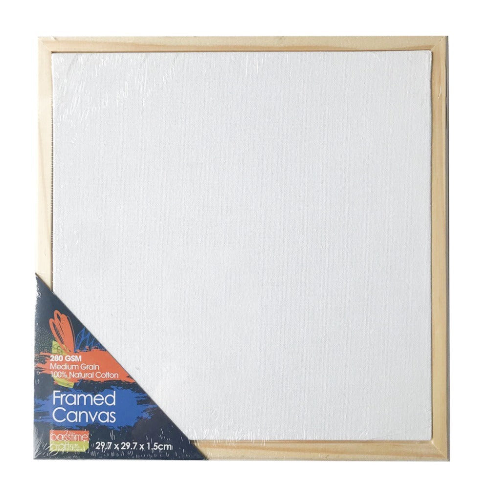 Canvas W/Pic Frame 29.5x29.5cm-D