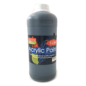 Acrylic Paint 1L/Raven Black