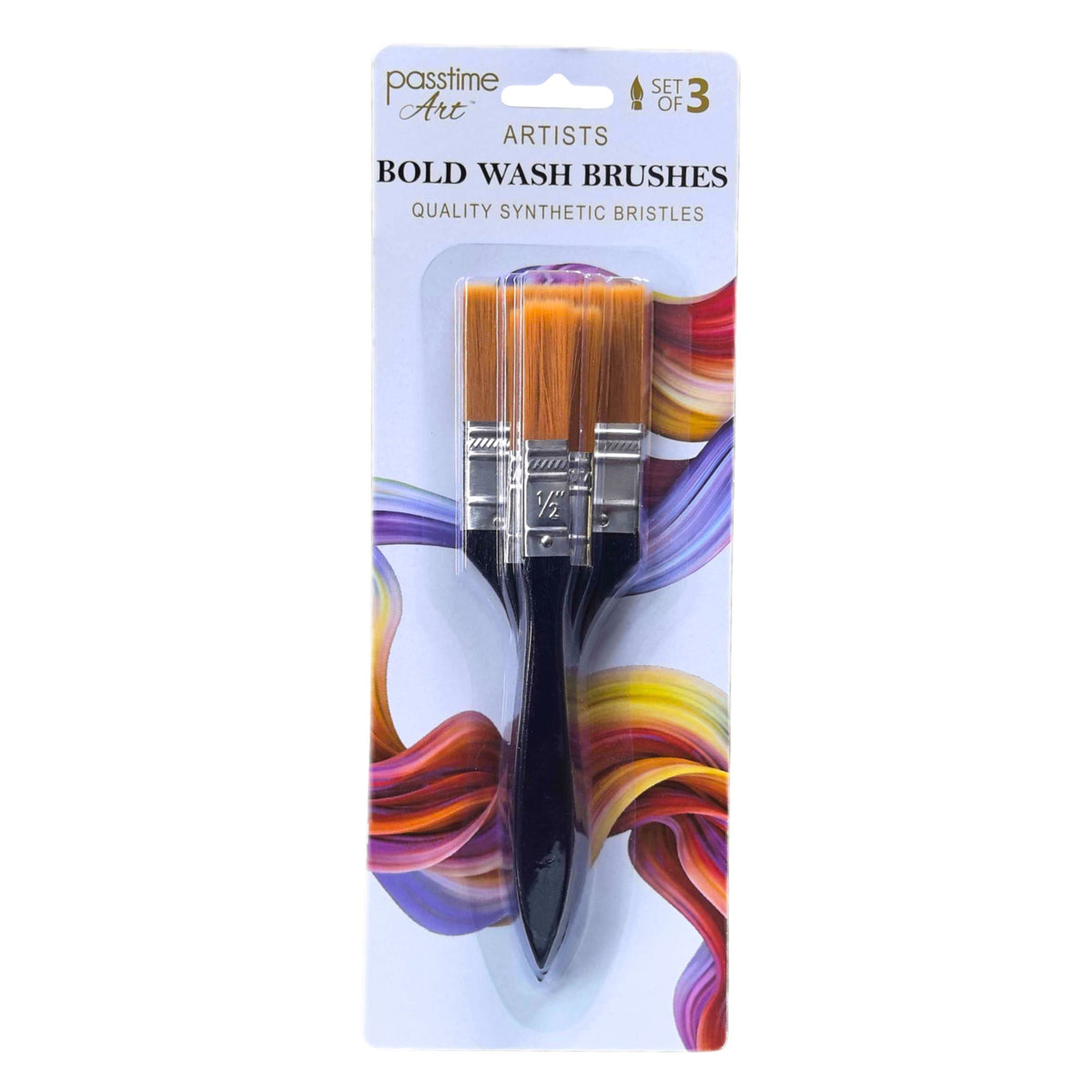 Bold Wash Brushes Pack of 3