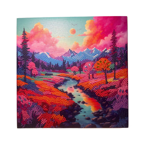 Diamond Art Canvas H/Drill 30x30 6-Ast