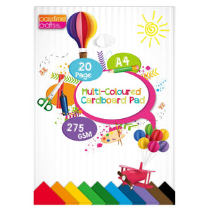 Cardboard Pad Multi-Colour 300gsm S/20