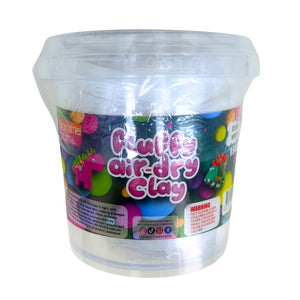 Fluffy Air-Dry Clay Tub 150g/White