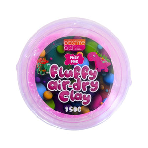 Fluffy Air-Dry Clay Tub 150g/Pink