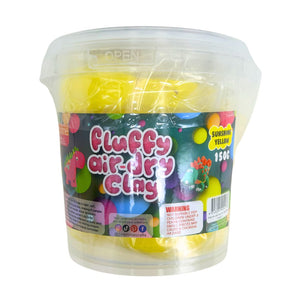 Fluffy Air-Dry Clay Tub 150g/Yellow